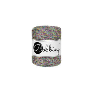 Bobbiny Metallic Makramee Garn 3 mm x 50 m gedreht