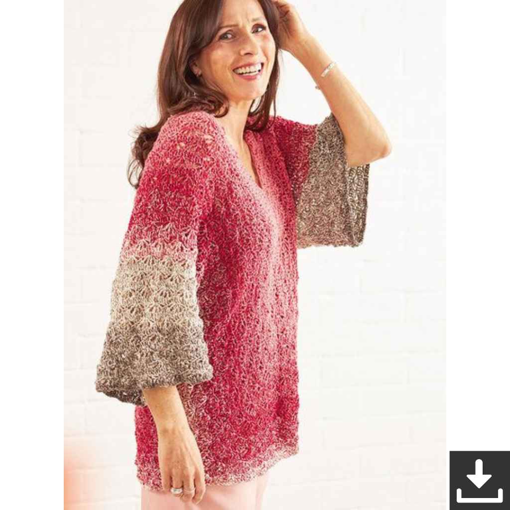 Woolly Hugs Pattern Osaka Kimonopullover Häkelanleitung - Woolly Hugs (PDF) Lieblingsgarn