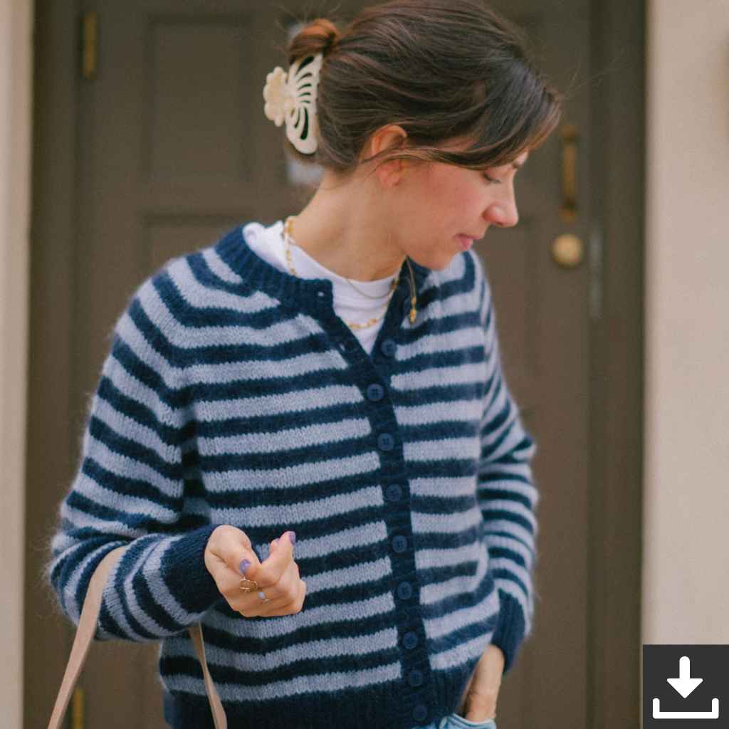 Lieblingsgarn Pattern In My Stripes Era Cardigan Strickanleitung - Kutovakika (PDF) Lieblingsgarn