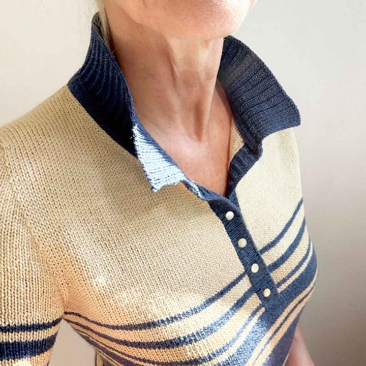 Shirt Perfect Little Polo Strickanleitung - Hinterm Stein (PDF)