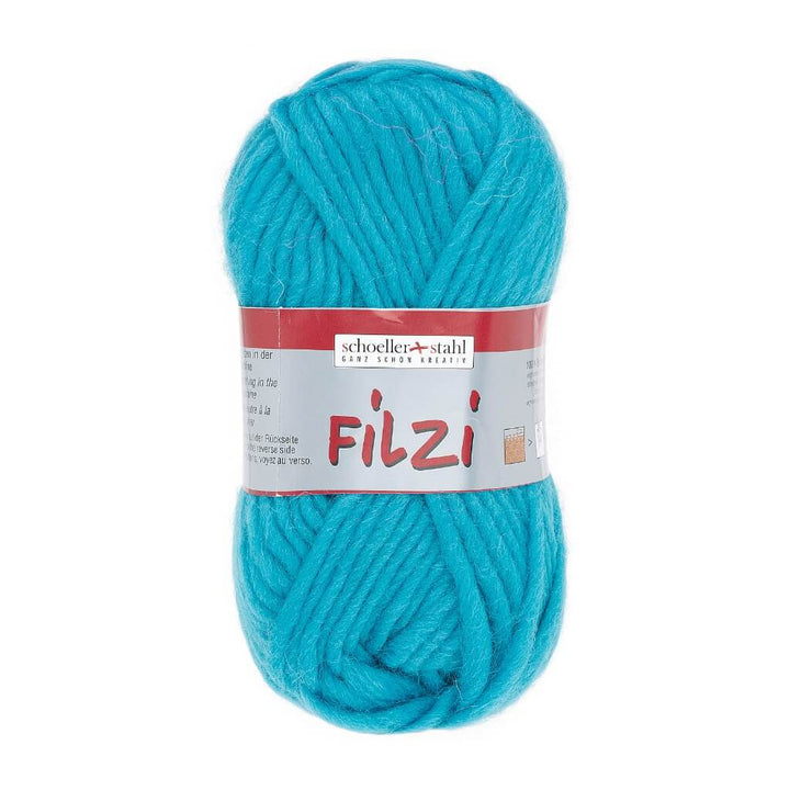 Schoeller + Stahl 48 - Aqua Schoeller+Stahl Filzi Uni 50g - Strickfilzwolle Lieblingsgarn