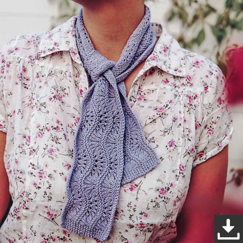 Carolin Balmes Pattern Schal Lunas Tiny Wavescarf Strickanleitung - Carolin Balmes (PDF) bei bei bei bei bei Lieblingsgarn