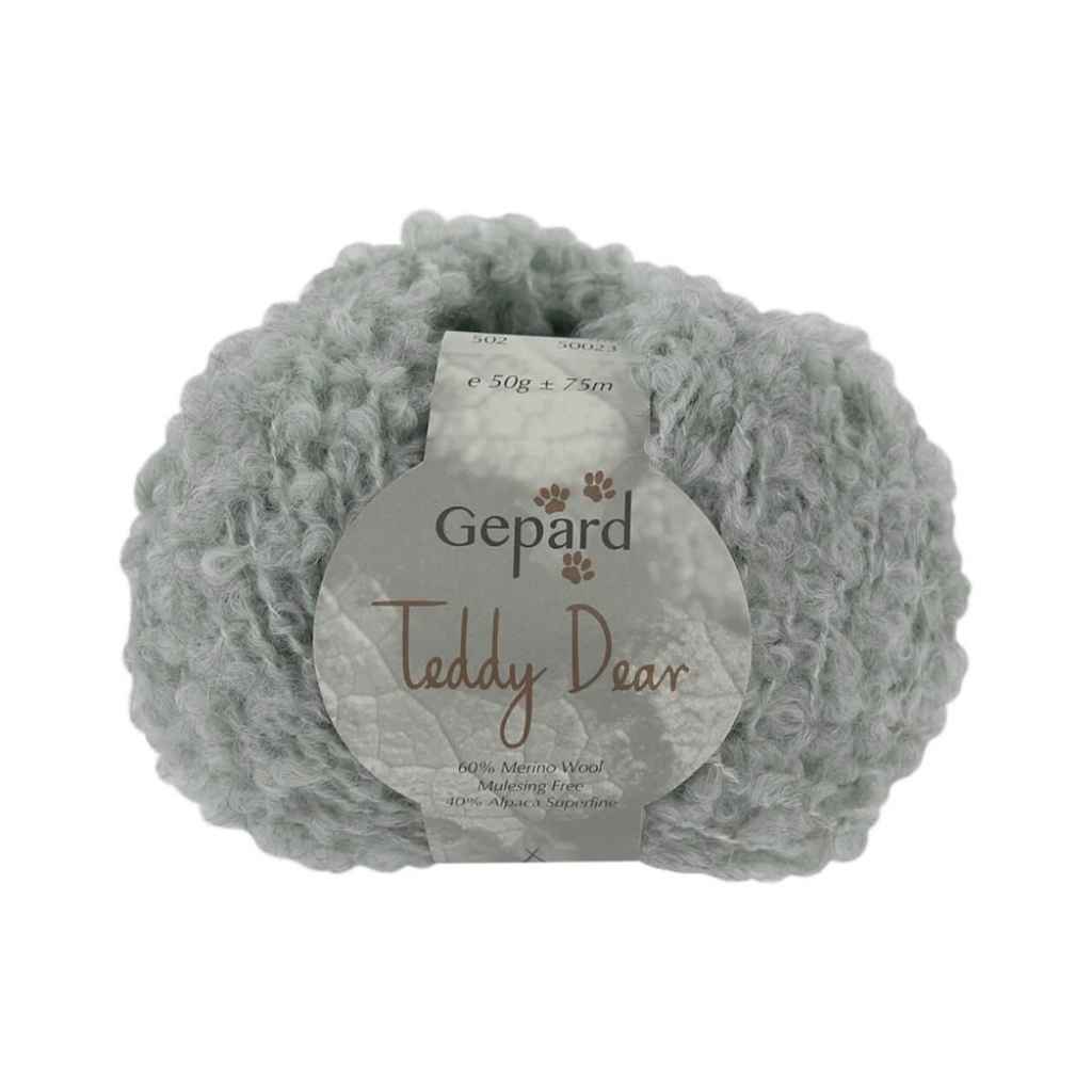 Gepard 502 – Light Grey Gepard Teddy Dear Lieblingsgarn