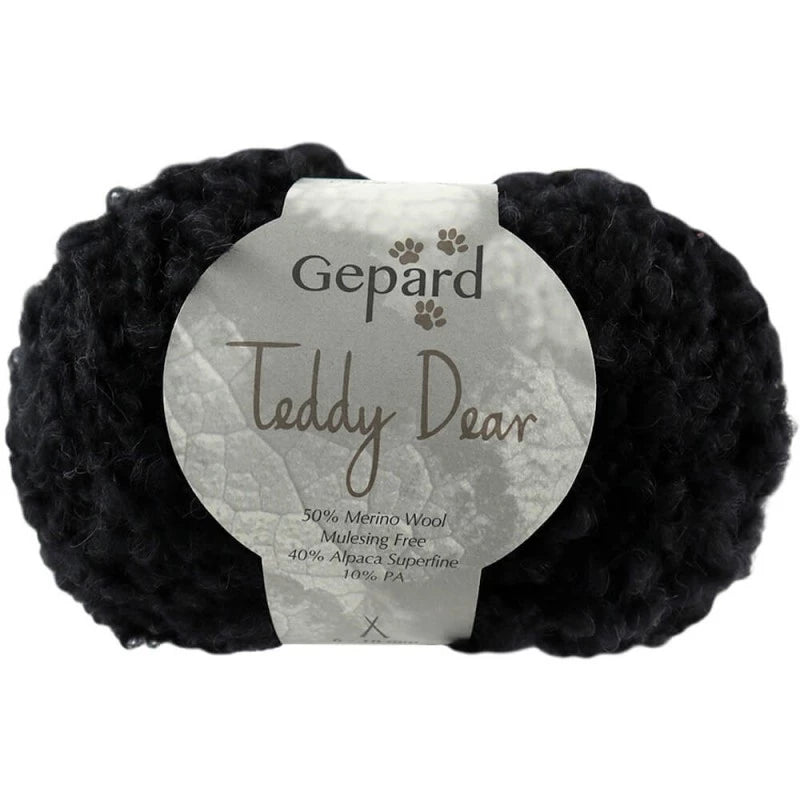 Gepard 599 – Black Gepard Teddy Dear Lieblingsgarn