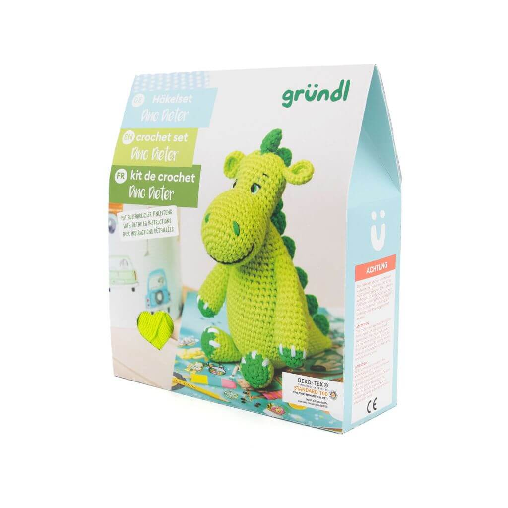Gründl Gründl Häkelset Dino Dieter Lieblingsgarn