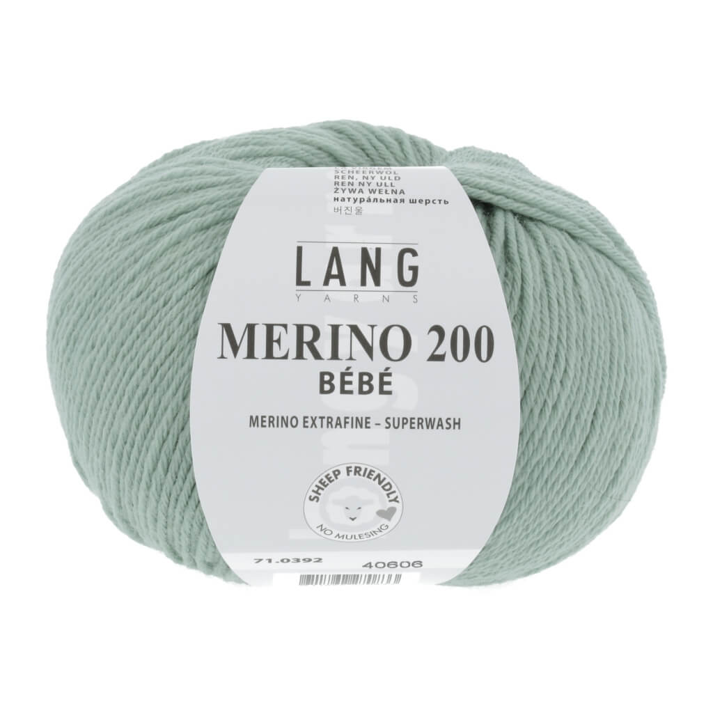 Lang Yarns 71.0392 - Salbei Lang Yarns Merino 200 Bebe - 50g Lieblingsgarn
