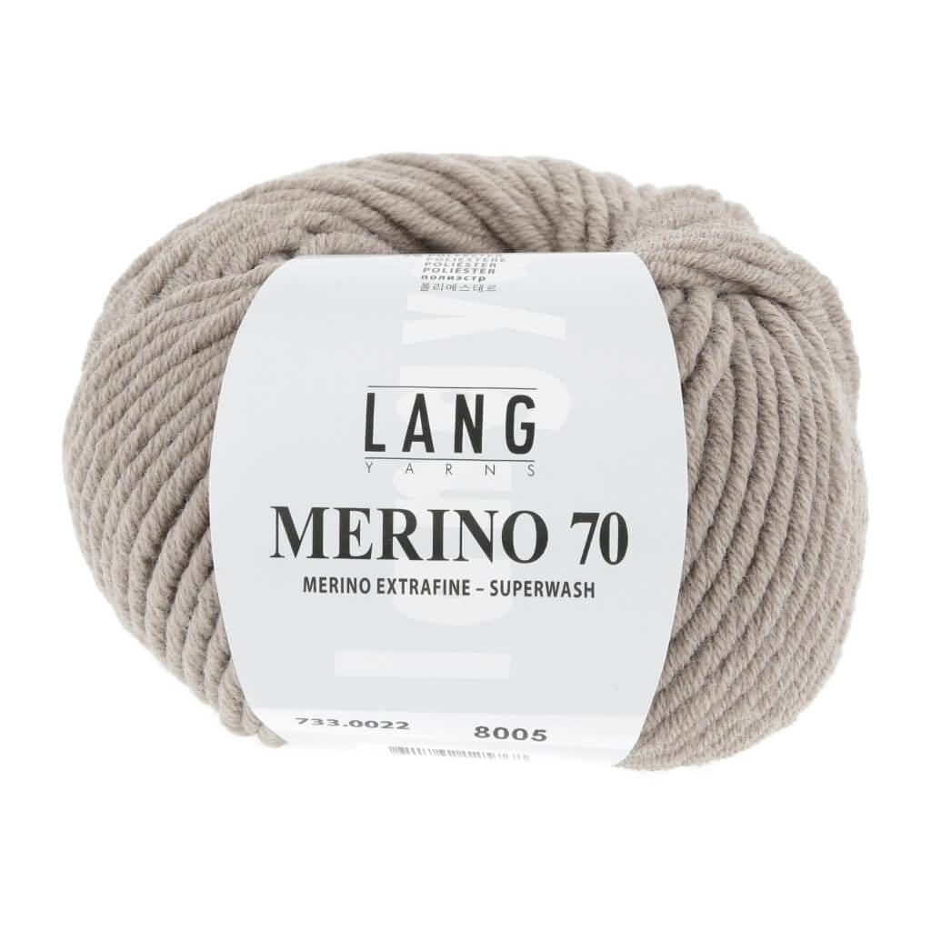 Lang Yarns 733.0022 - Beige Mélange Lang Yarns Merino 70 50g Lieblingsgarn
