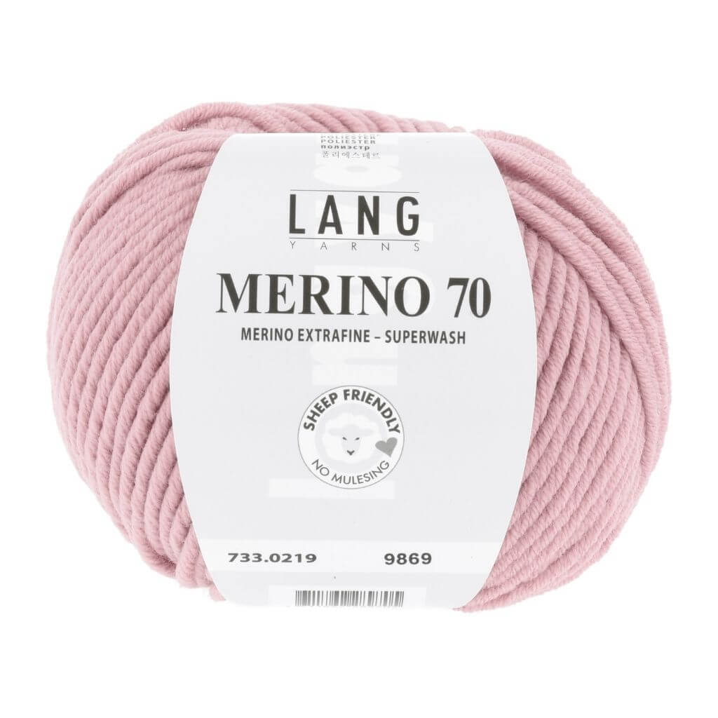 Lang Yarns 733.0219 - Rosé Lang Yarns Merino 70 50g Lieblingsgarn