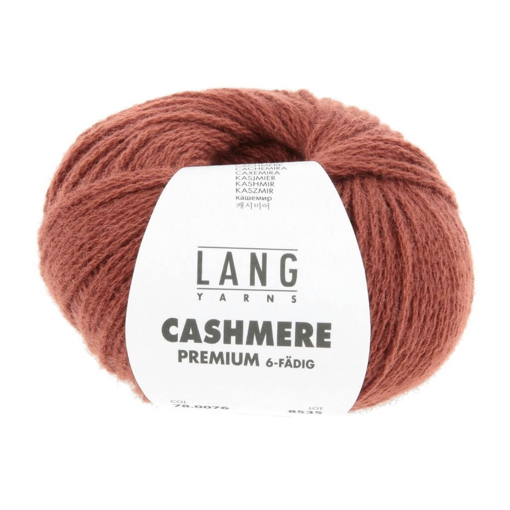 Lang Yarns 076 - Terracotta Lang Yarns Cashmere Premium - 25g Lieblingsgarn