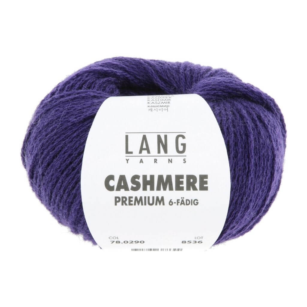 Lang Yarns Cashmere Premium, Farbe 290 Violett Royal – Kaschmir bei Lieblingsgarn