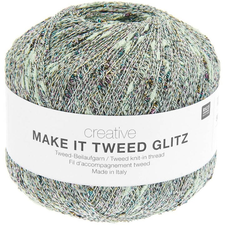 Rico Design 005 - Mint Rico Design Creative Make It Tweed Glitz Lieblingsgarn