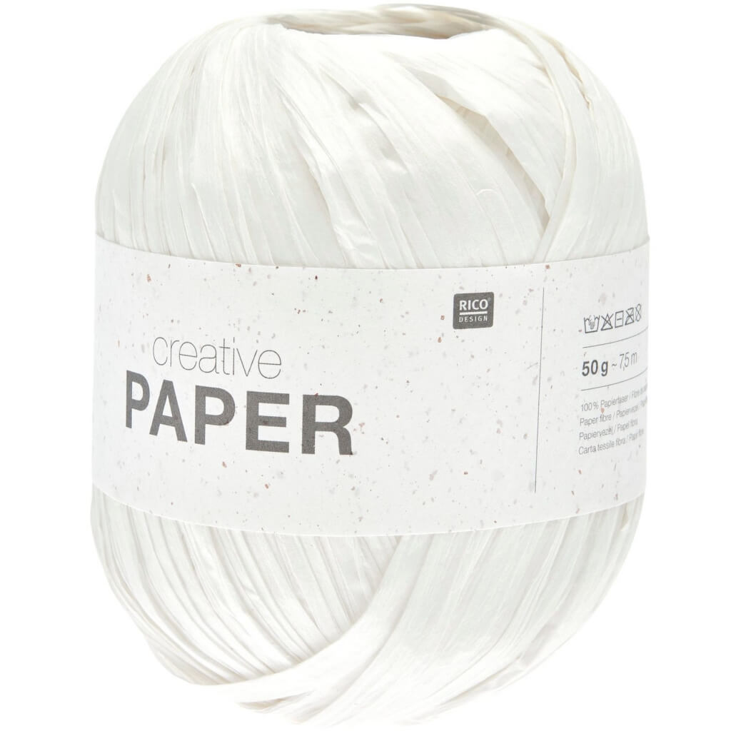 Rico Design 001 - Weiß Rico Design Creative Paper Lieblingsgarn