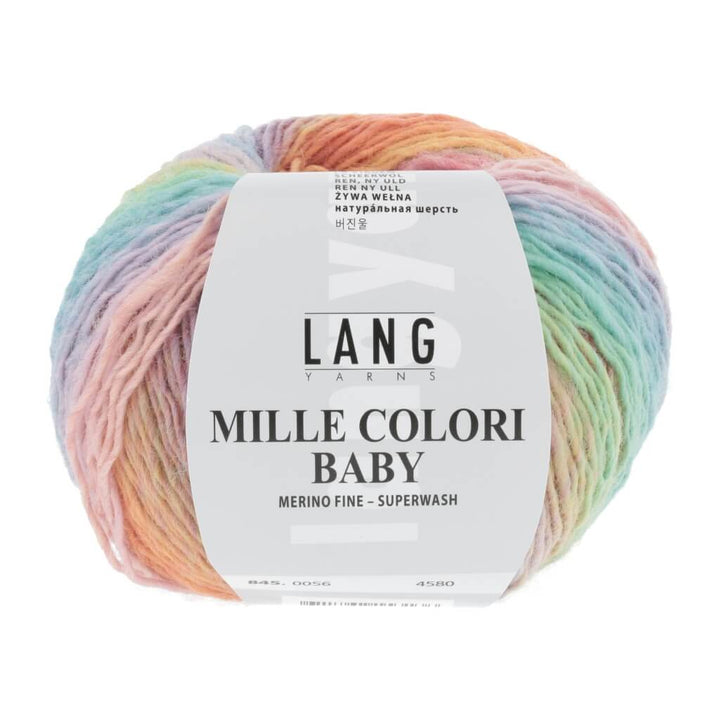 Lang Yarns 845.0056 - Petrol/Violett Lang Yarns Mille Colori Baby 50 g Lieblingsgarn