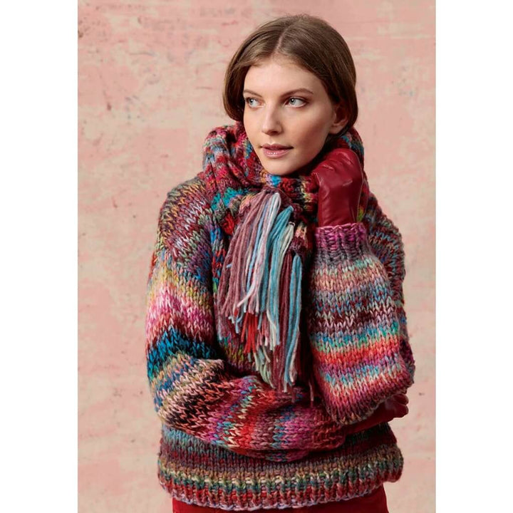 Lang Yarns Pattern Bunter Pullover mit Farbverlauf Strickanleitung - Lang Yarns (PDF) Lieblingsgarn