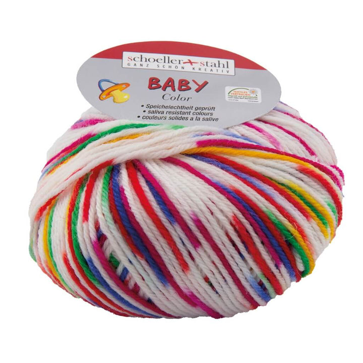 Schoeller+Stahl Baby Merino Color 25g 3985 - Clown Lieblingsgarn
