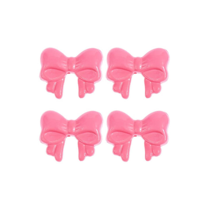 Rico Design Schleife Pink Rico Design Motiv-Knöpfe 4 Stk. Lieblingsgarn