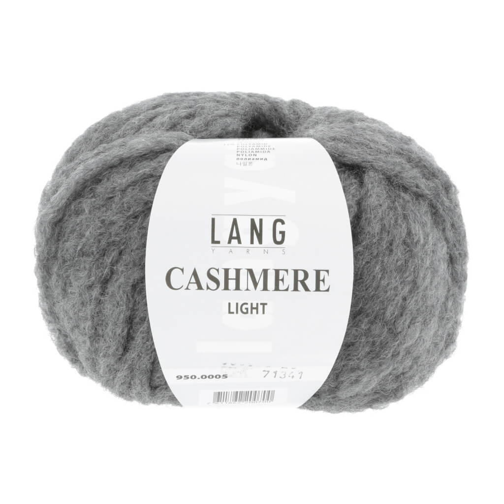 Lang Yarns 950.0005 - Grau Mélange Lang Yarns Cashmere Light - 25g Kaschmir Wolle Lieblingsgarn