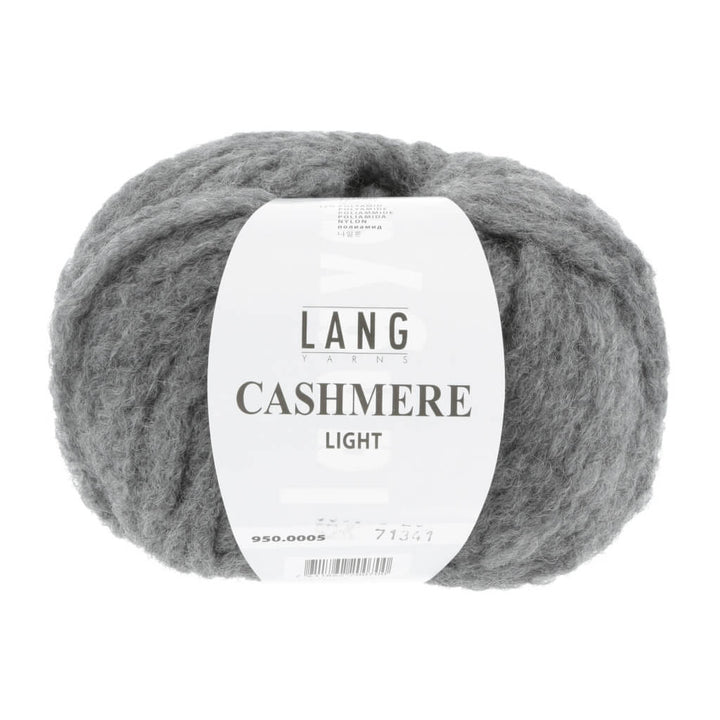 Lang Yarns 950.0005 - Grau Mélange Lang Yarns Cashmere Light - 25g Kaschmir Wolle Lieblingsgarn