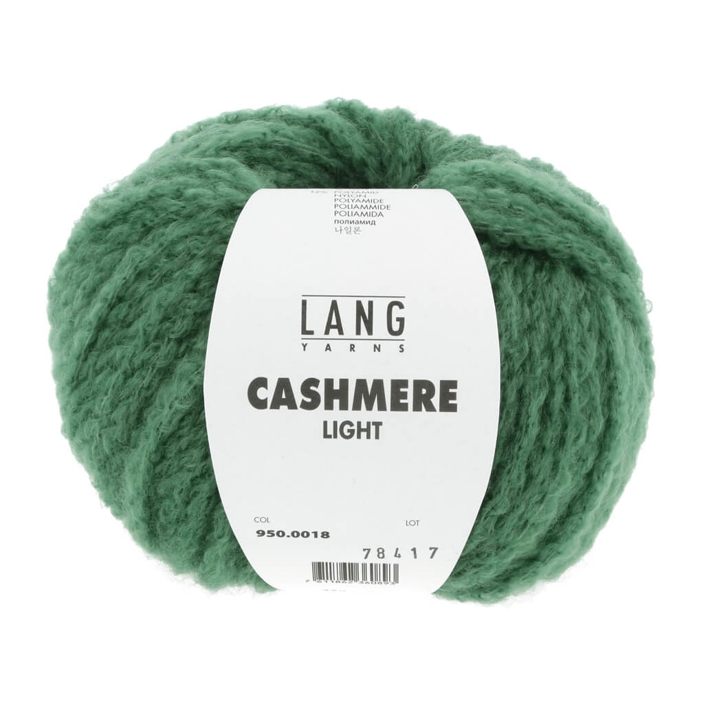 Lang Yarns 018 - Dunkelgrün Lang Yarns Cashmere Light - 25g Kaschmir Wolle Lieblingsgarn