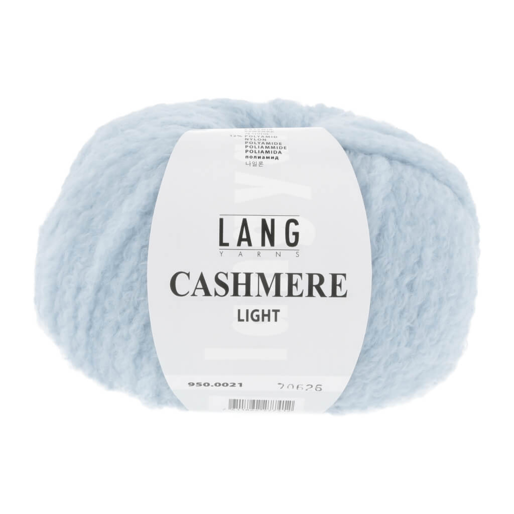 Lang Yarns 950.0021 - Hellblau Lang Yarns Cashmere Light - 25g Kaschmir Wolle Lieblingsgarn