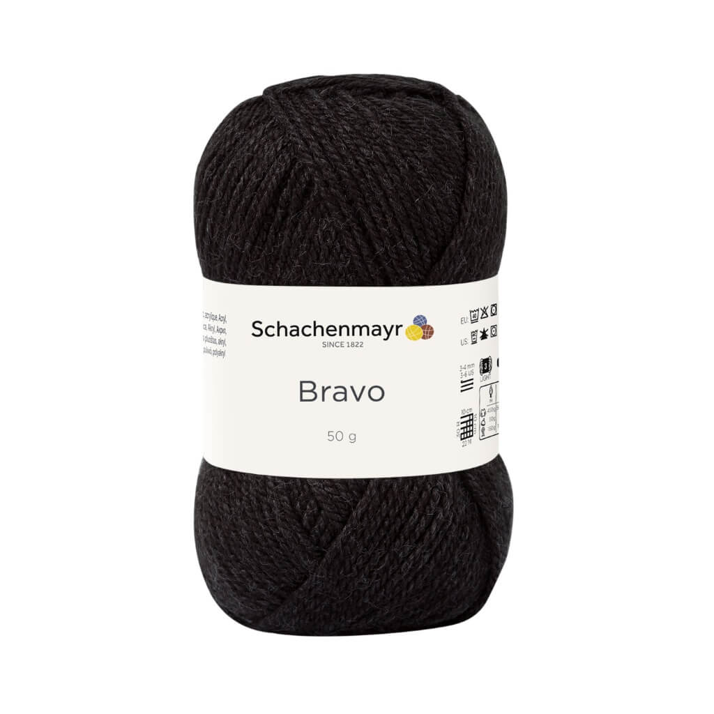 Schachenmayr 8370 - Anthrazit Meliert Schachenmayr Bravo Originals Lieblingsgarn