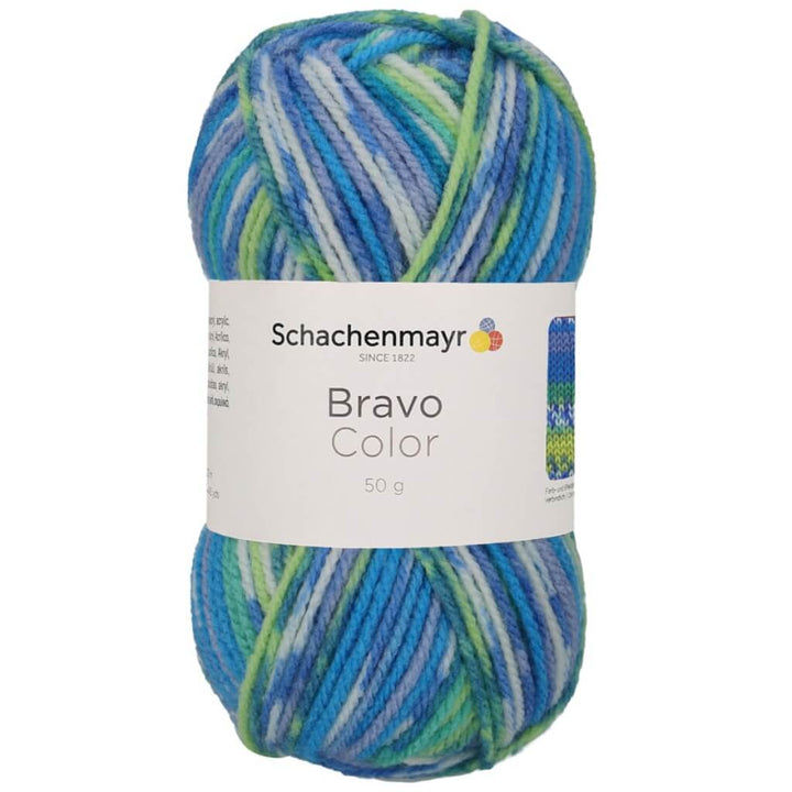 Schachenmayr Bravo Originals Color 2080 - Aqua Jacquard Lieblingsgarn
