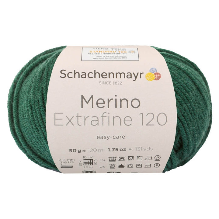 Schachenmayr 172 - Tanne Schachenmayr Merino Extrafine 120 - Merinogarn Lieblingsgarn