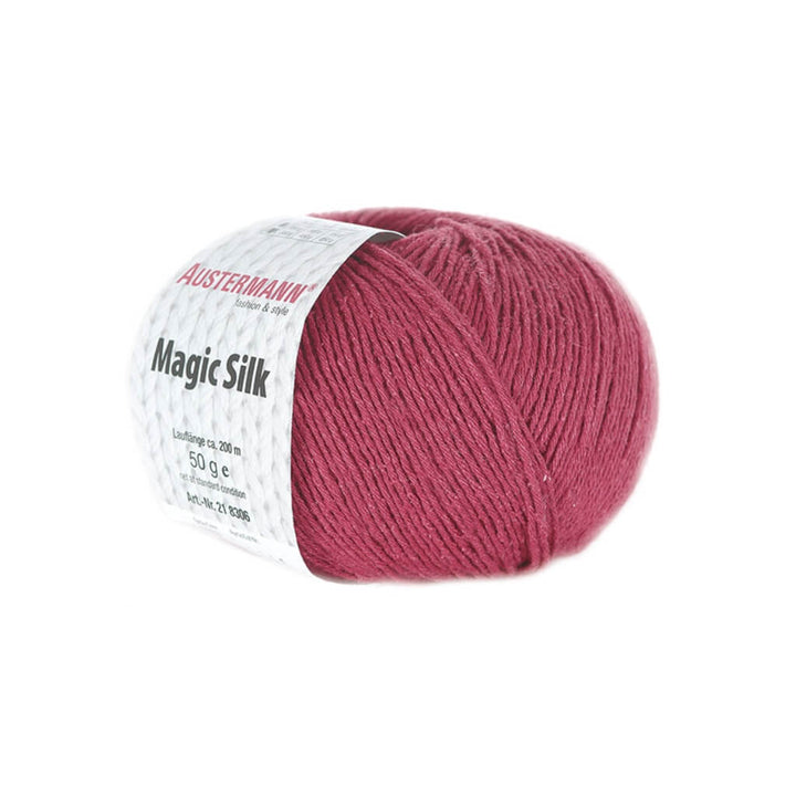 Austermann 3 - Kirsche Austermann Magic Silk Uni 50g Lieblingsgarn