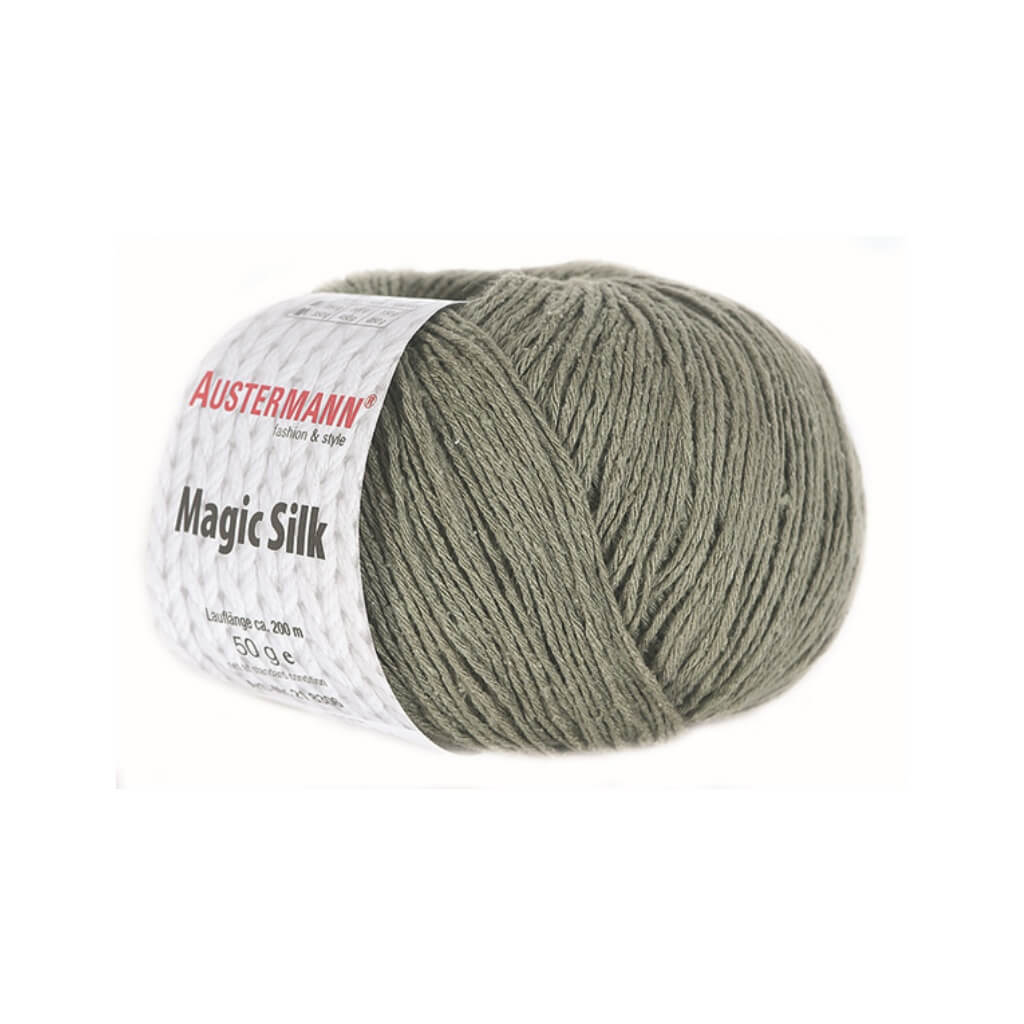 Austermann 5 - Khaki Austermann Magic Silk Uni 50g Lieblingsgarn