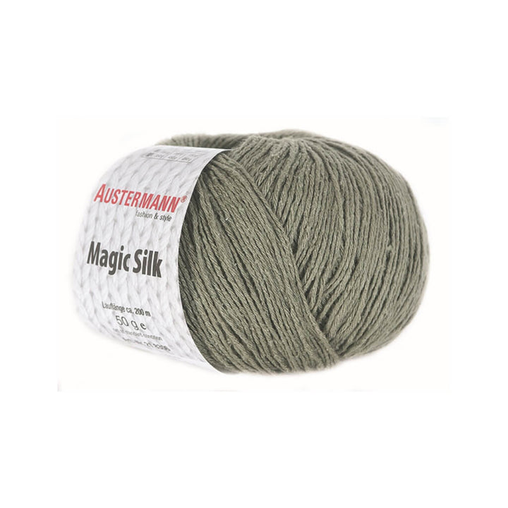 Austermann 5 - Khaki Austermann Magic Silk Uni 50g Lieblingsgarn