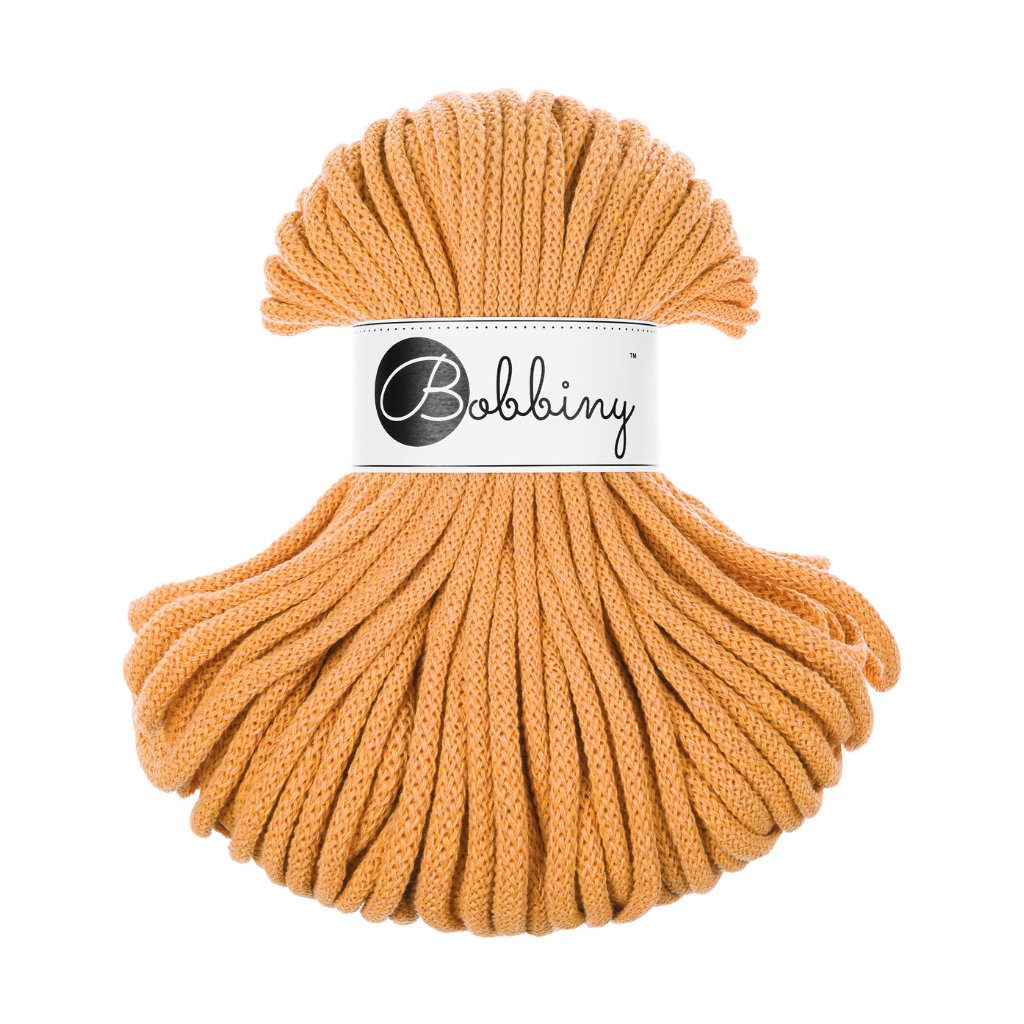 Bobbiny Makrameegarn Orange Bobbiny Premium Kordel 5 mm x 50 m Lieblingsgarn