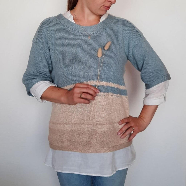 Nadelmelodie Pullover No Fluff Sweater Strickanleitung - Nadelmelodie (PDF) Lieblingsgarn