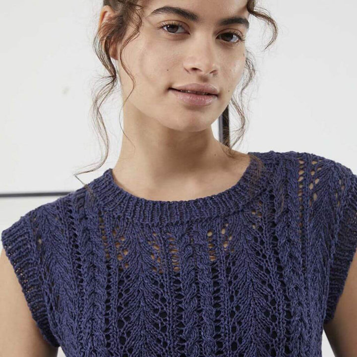 Lang Yarns Pullunder mit Lochmuster Strickanleitung - Lang Yarns (PDF) Lieblingsgarn