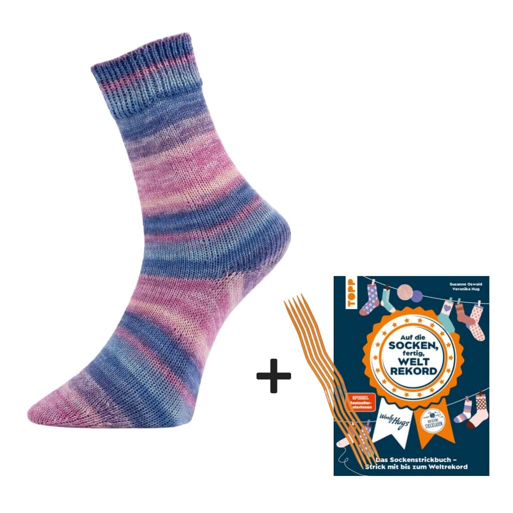 Topp 4 Sockenweltrekord Strickset - Limited Edition Lieblingsgarn