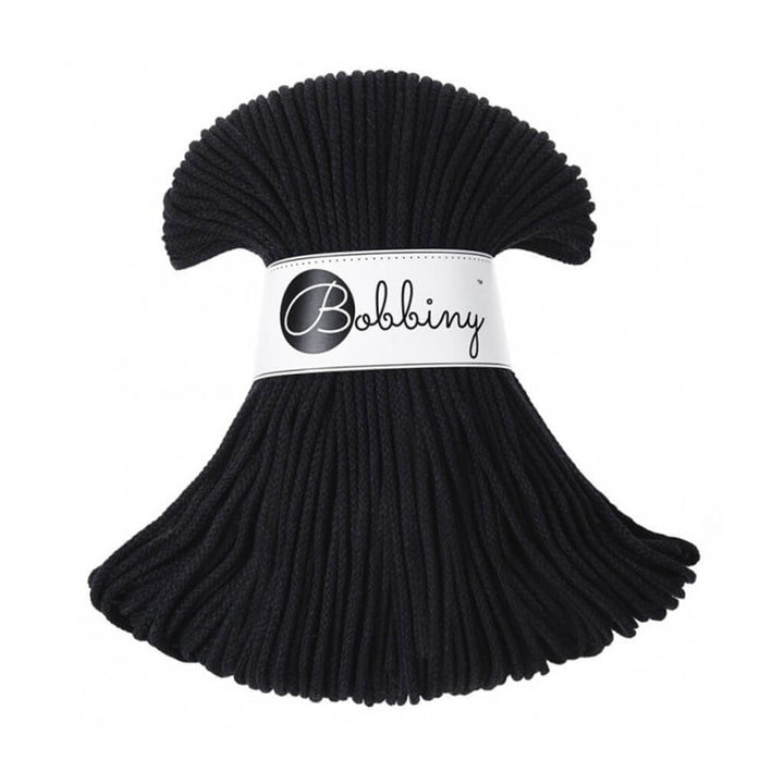 Bobbiny Makramee Black Bobbiny Kordel Junior 3mm x 100 m Lieblingsgarn
