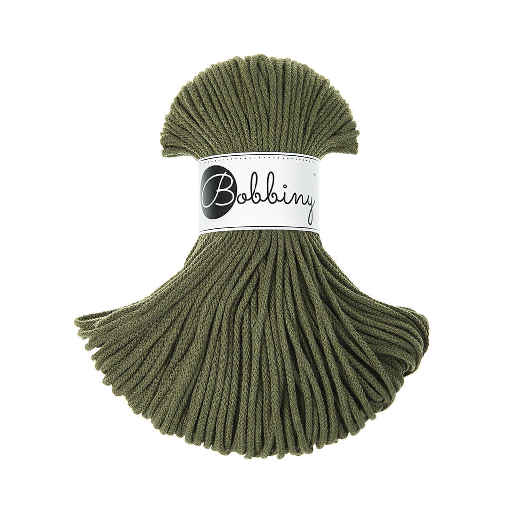 Bobbiny Makramee Avocado Bobbiny Kordel Junior 3mm x 100 m Lieblingsgarn