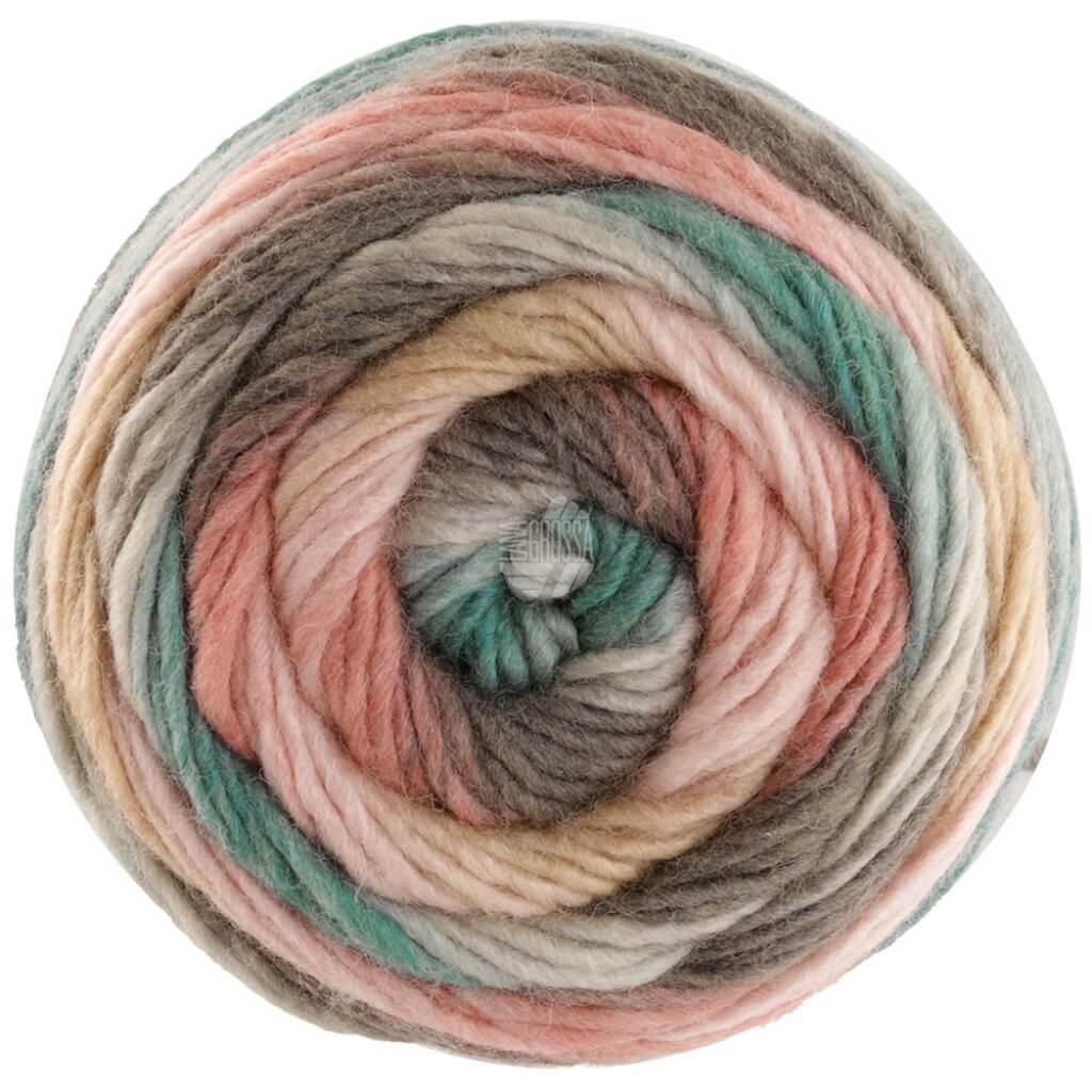 Lana Grossa 5 - Altrosa/Dunkel-/Hellgrau/Petrol/Puderrosa/Beige Lana Grossa Aktion Colorato Lieblingsgarn