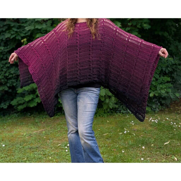 Alhats Designs Pattern Poncho Batwing Häkelanleitung - alhats designs (PDF) Lieblingsgarn