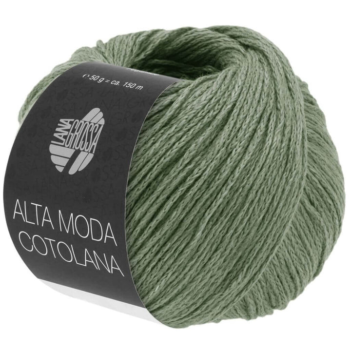 Lana Grossa 56 - Resedagrün Lana Grossa Alta Moda Cotolana 50g Lieblingsgarn