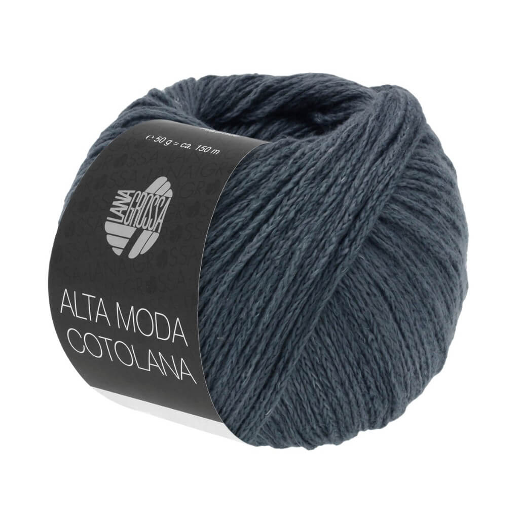 Lana Grossa 64 - Graublau Lana Grossa Alta Moda Cotolana 50g Lieblingsgarn