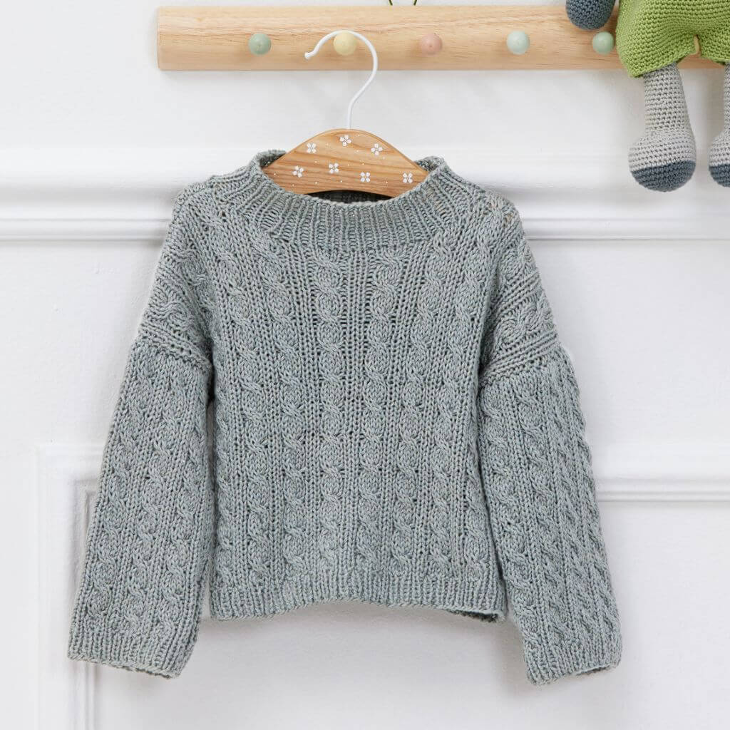 Lana Grossa Pattern Pullover im Zopfmuster Strickanleitung - Lana Grossa (Heft) Lieblingsgarn