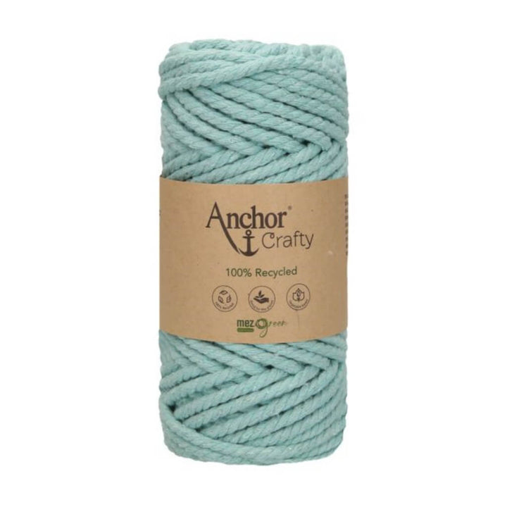 Anchor 117 - Mint Blue Anchor Crafty Makramee Garn 5 mm Lieblingsgarn