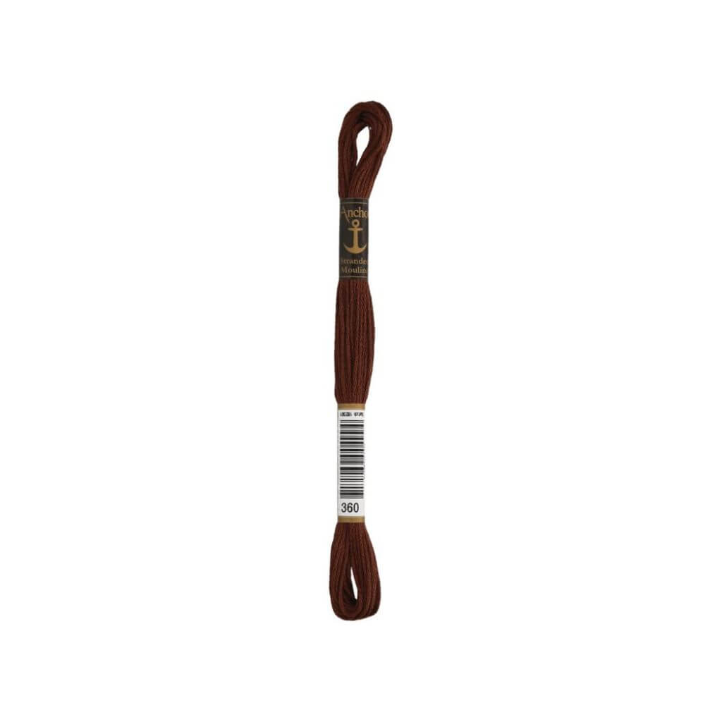 MEZ GMBH 360 - kaffeebraun Anchor Sticktwist Lieblingsgarn