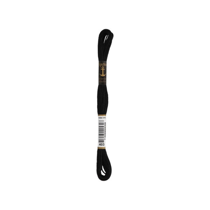 MEZ GMBH 403 - schwarz Anchor Sticktwist Lieblingsgarn