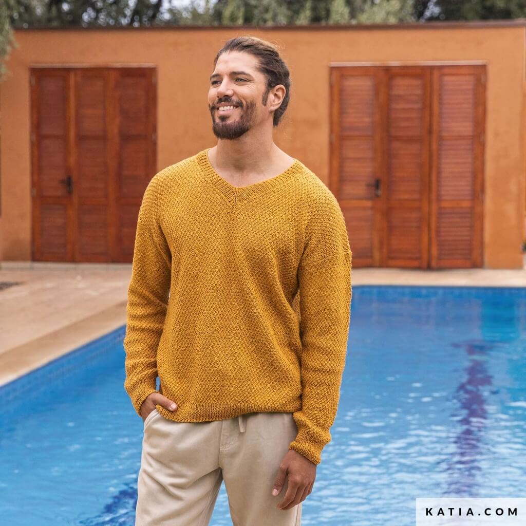 Katia Herren-Pullover Strickanleitung - Katia (Heft) Lieblingsgarn