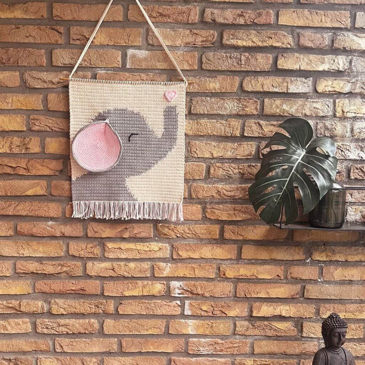 AO Design Pattern Wandbehand Elefant Häkelanleitung - AO Design (PDF) Lieblingsgarn