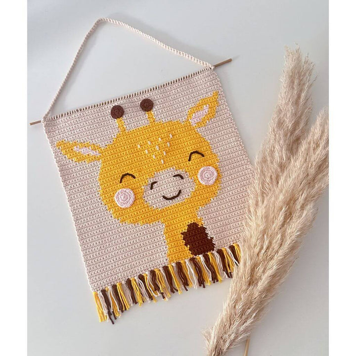 AO Design Pattern Wandbehang Giraffe Häkelanleitung - AO Design (PDF) Lieblingsgarn