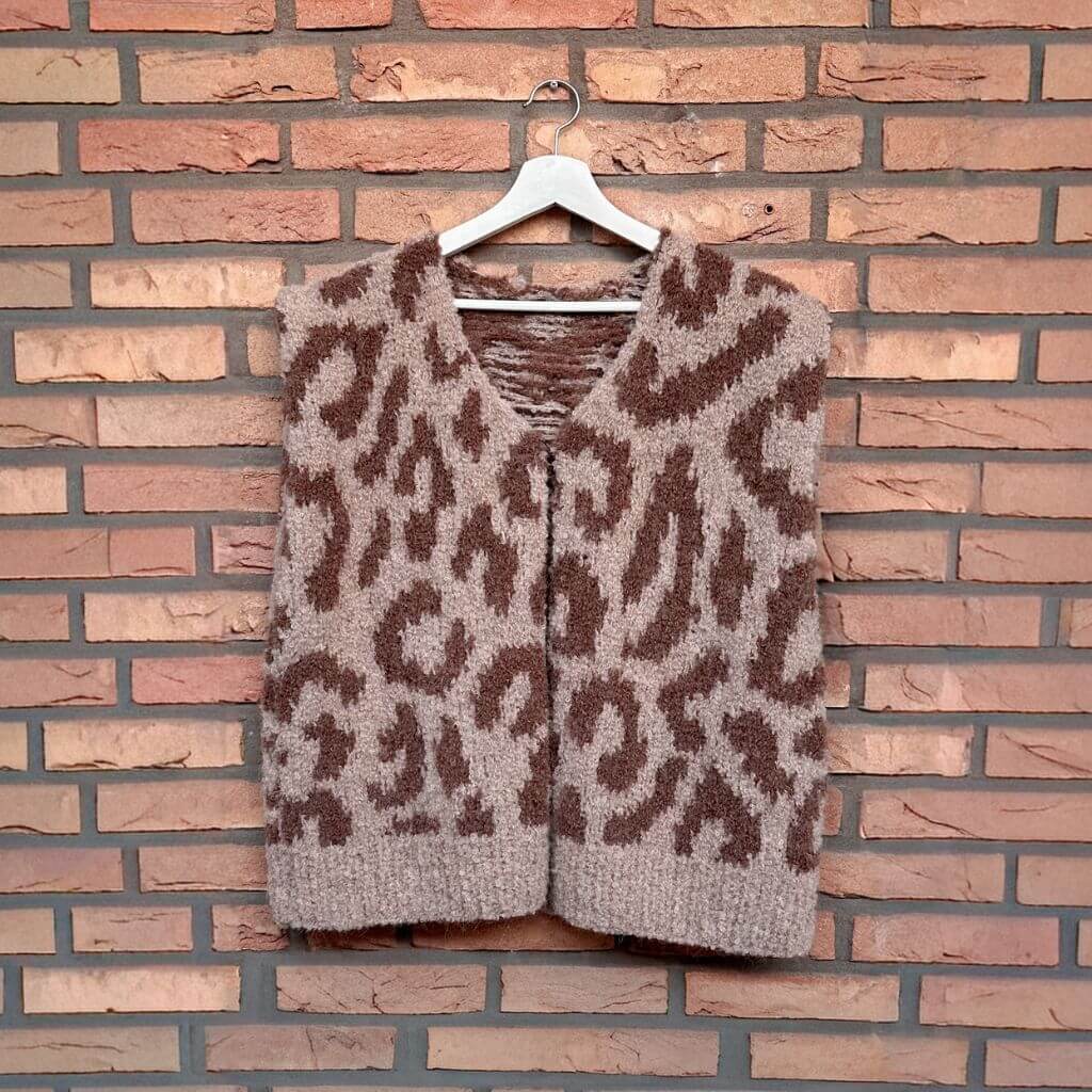 AO Design Pattern Weste Leo Teddy Strickanleitung - AO Design (PDF) Lieblingsgarn