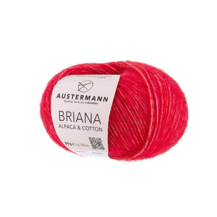 Austermann 03 - Rot Austermann Briana Alpaca &amp; Cotton 50g Lieblingsgarn
