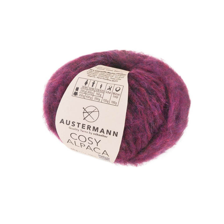 Austermann 4 - brombeer Austermann Cosy Alpaca Lieblingsgarn